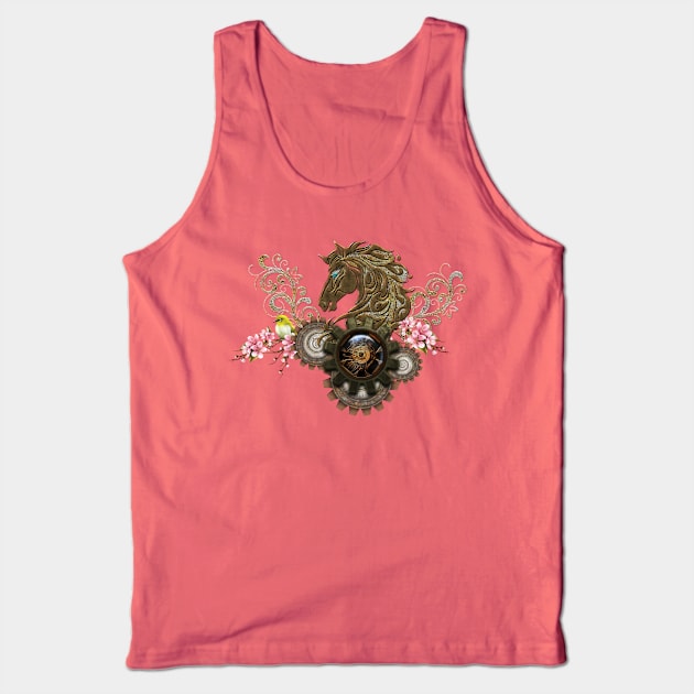 This unique steampunk horse Tank Top by Nicky2342